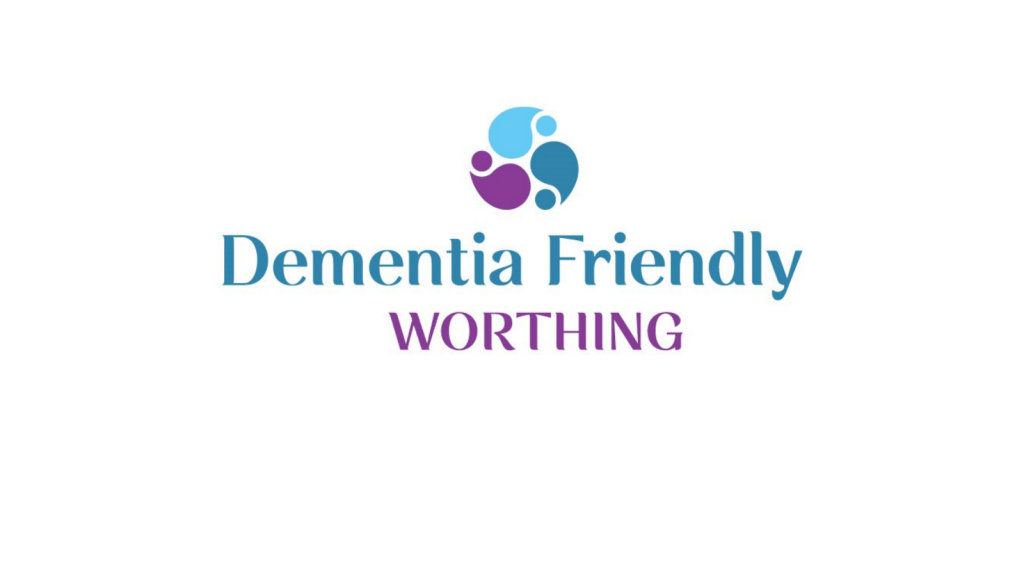 A graphic of the Dementia Friendly Worthing logo