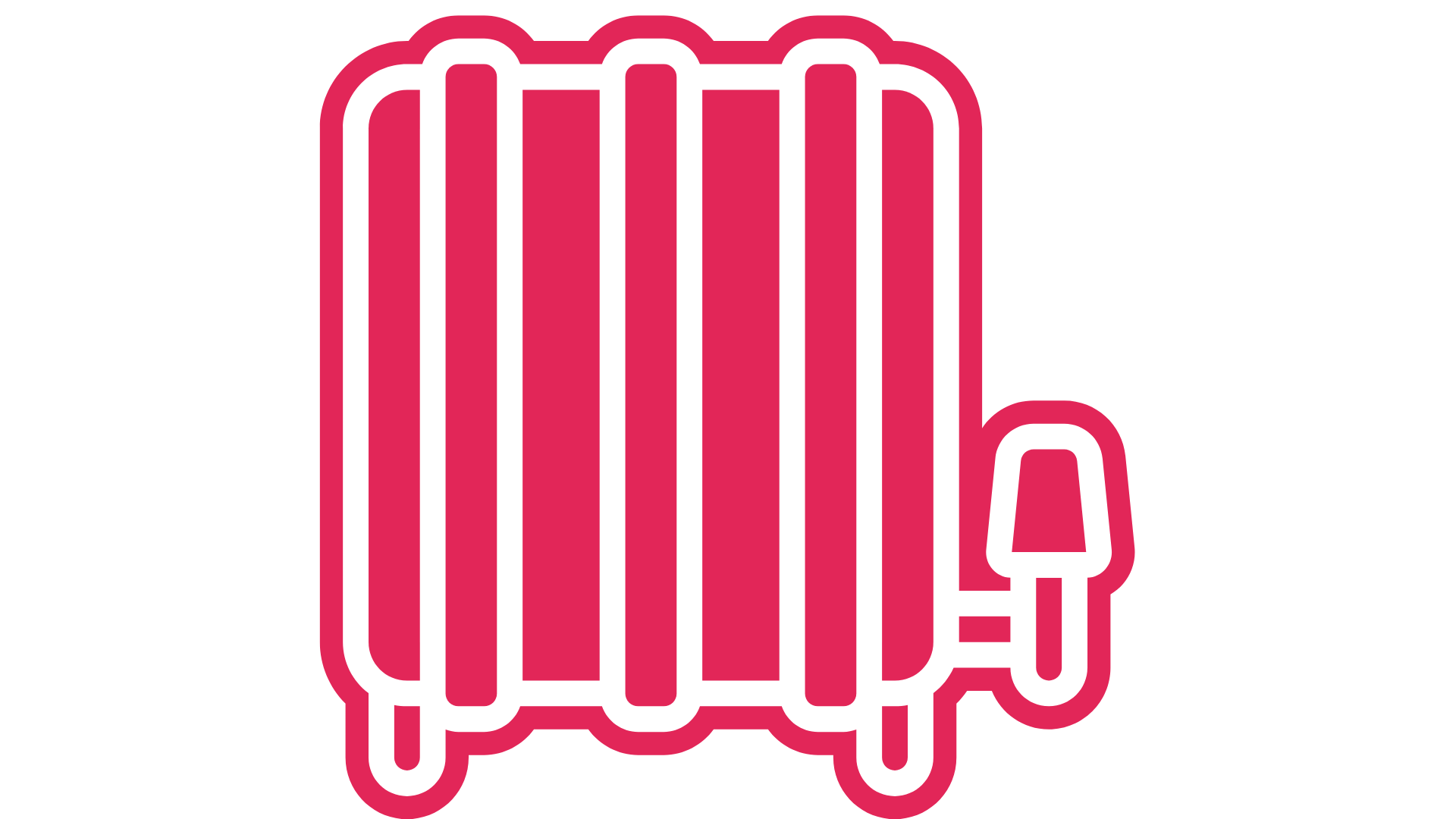 graphic of a radiator