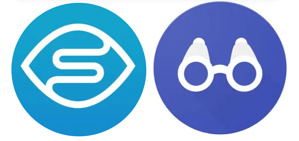 Seeing AI and Lookout logos